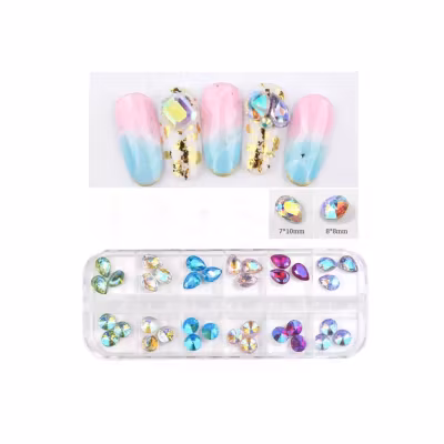 Nail Art Rhinestones Mixed Style #11