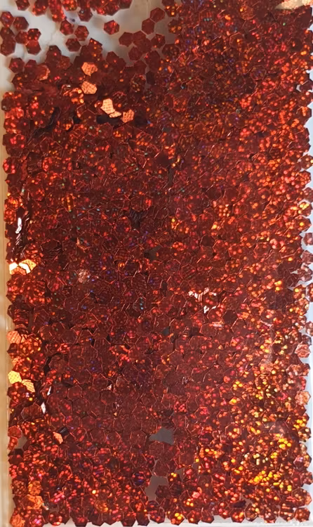 Glitter Powder - Laser Big Red #77 (10 gram)