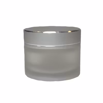 Empty Frosted Glass Jar 60ml