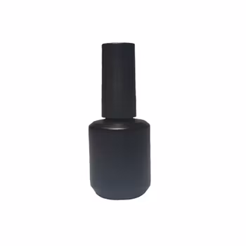Empty Glass Bottle Black 15ml