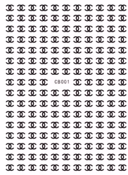 BLogo Nailart Sticker - CB01 BLACK