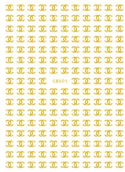 BLogo Nailart Sticker - CB01 GOLD