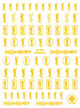 BLogo Nailart Sticker - CB092 GOLD