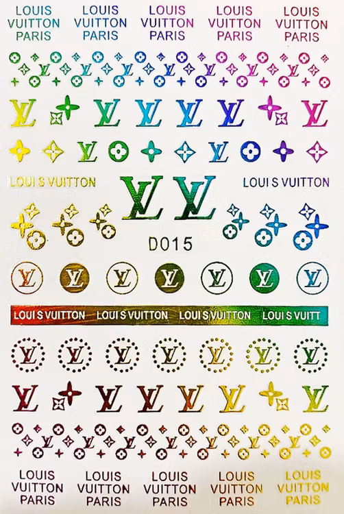 BLogo Nailart Sticker - D015