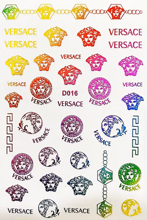 BLogo Nailart Sticker - D016