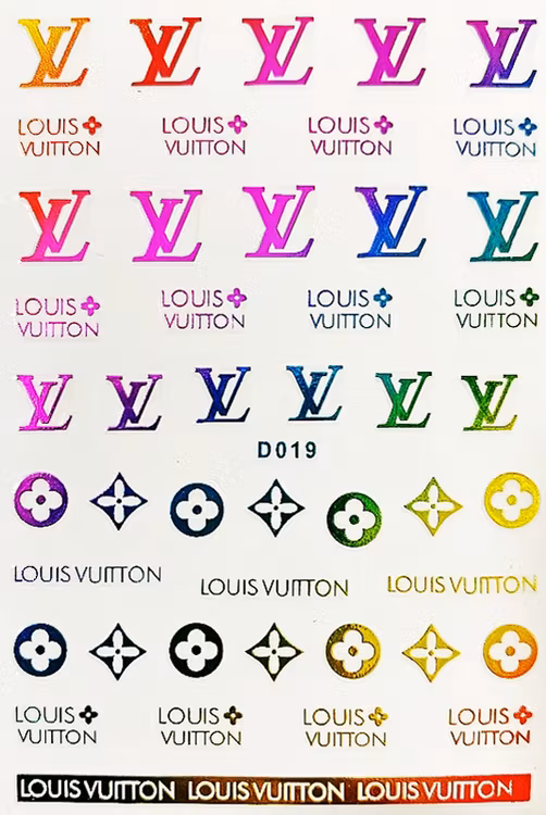 BLogo Nailart Sticker - D019