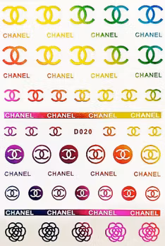 BLogo Nailart Sticker - D020