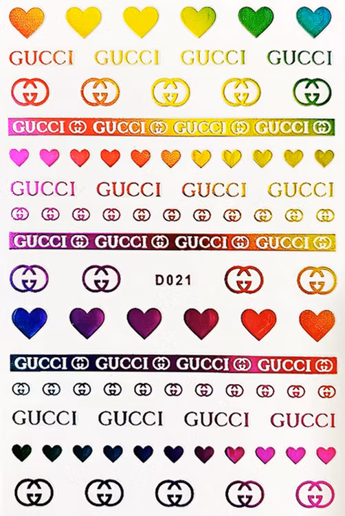 BLogo Nailart Sticker - D021