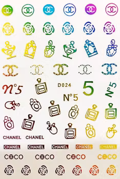 BLogo Nailart Sticker - D024
