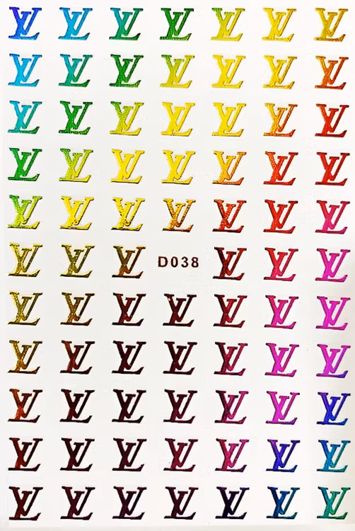 BLogo Nailart Sticker - D038
