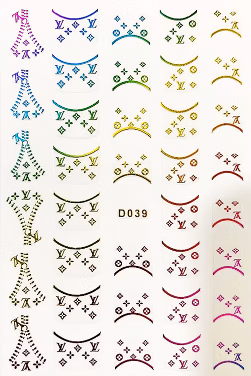 BLogo Nailart Sticker - D039