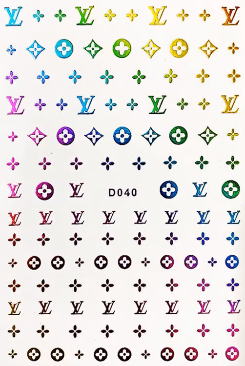 BLogo Nailart Sticker - D040