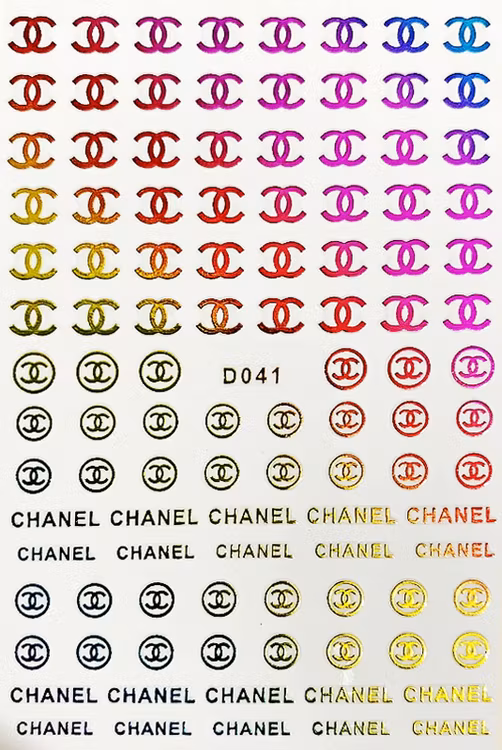 BLogo Nailart Sticker - D041