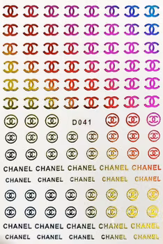BLogo Nailart Sticker - D041