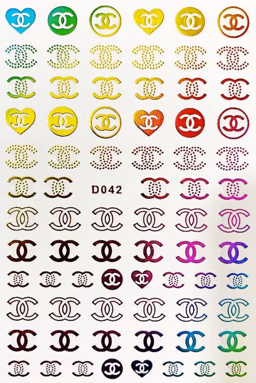 BLogo Nailart Sticker - D042