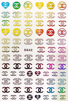 BLogo Nailart Sticker - D042