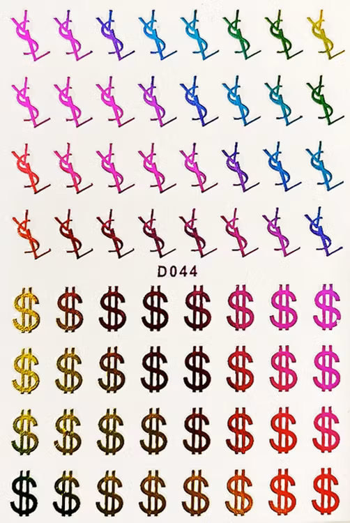 BLogo Nailart Sticker - D044