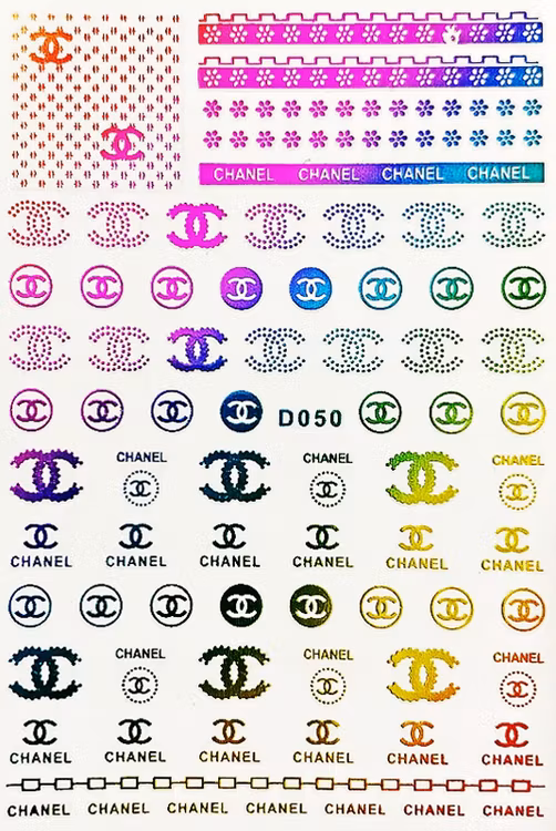 BLogo Nailart Sticker - D050