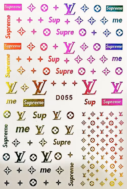 BLogo Nailart Sticker - D055
