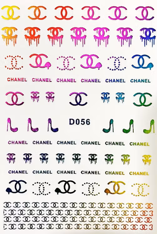 BLogo Nailart Sticker - D056