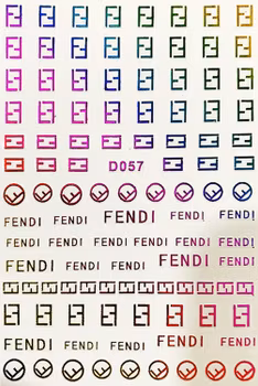 BLogo Nailart Sticker - D057