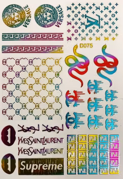 BLogo Nailart Sticker - D075