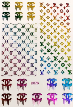 BLogo Nailart Sticker - D076