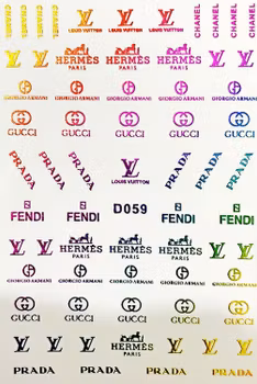 BLogo Nailart Sticker - D059