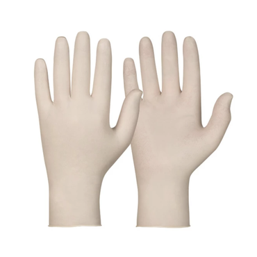 Latex Gloves Powder Free - MEDIUM (100 pcs/pack)