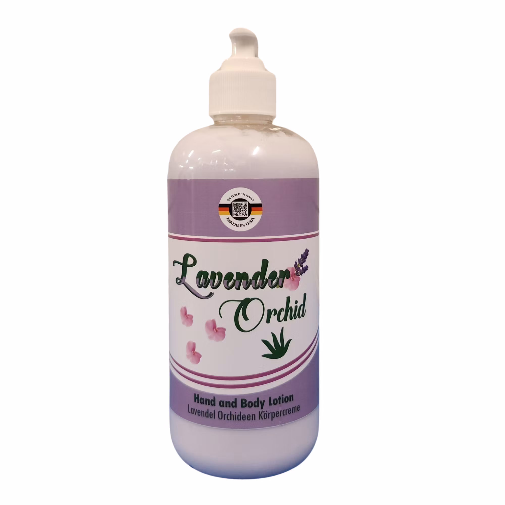 Hand & Body Cream – Lavender Orchid 16oz/473ml