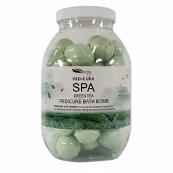 Pedicure/Manicure Organic Bath Fizzies Bubble - GREEN TEA (Pack 60pcs)