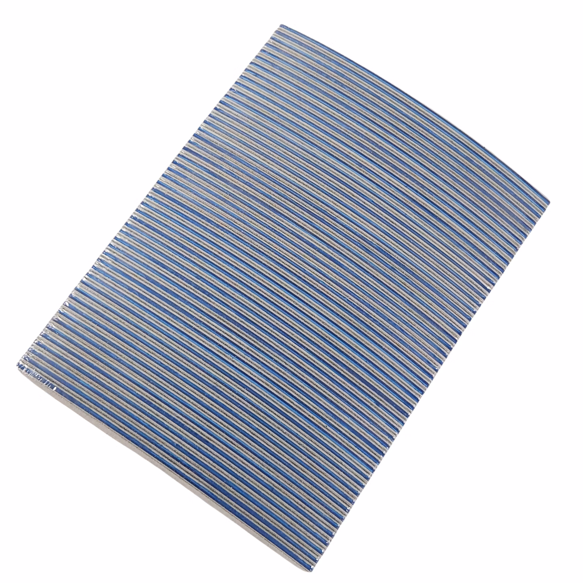 KING NAIL File Half Moon Zebra Grit 80/80 (50 pcs/pack)