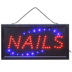 LED SIGN "NAILS"