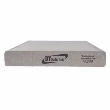 DV Nail File Jumbo Square Zebra Grit 80/80 (50 pcs/pack)