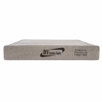 DV Nail File Jumbo Square Zebra Grit 100/100 (50 pcs/pack)