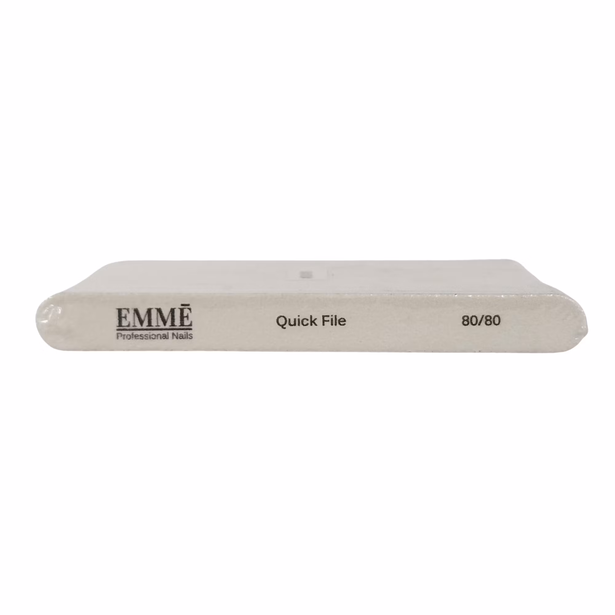 Emme Nail File Small Square Zebra Grit 80/80 (25 pcs/pack)