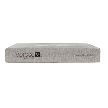 Verose Nail File Jumbo Square Zebra Grit 80/80 (25 pcs/pack)