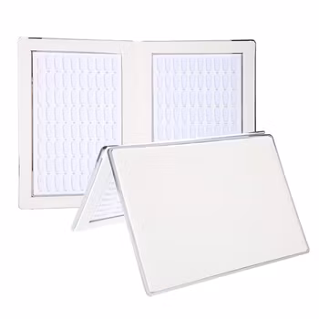Display Book For Nail Polish - 160 Slots WHITE