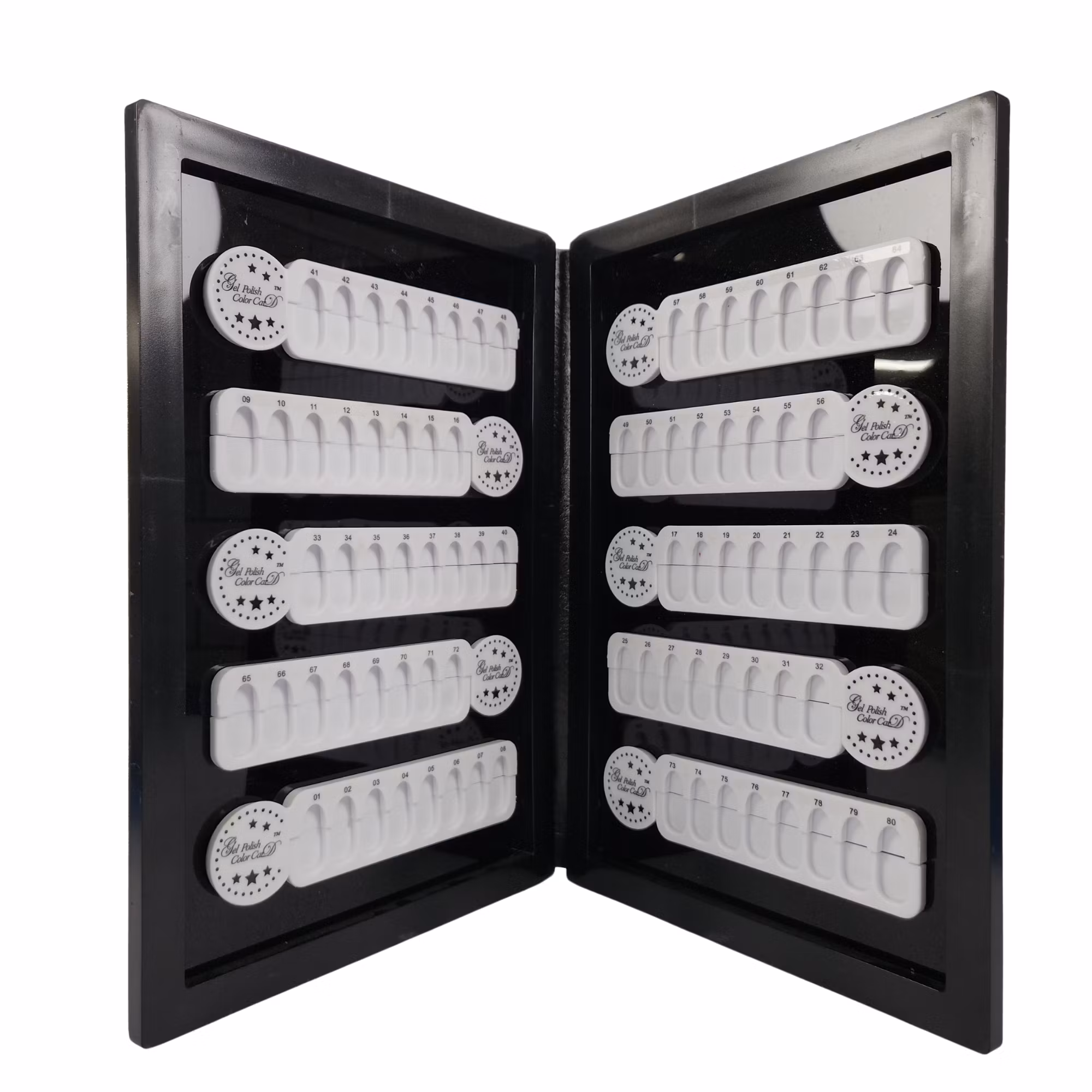 Display Book For Nail Polish - 80 Slots BLACK