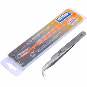 Eyelash Tweezers - SILVER