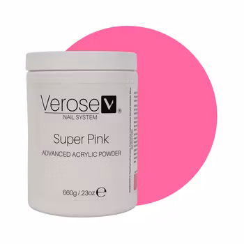 VEROSE ACRYLIC POWDER – SUPER PINK 650g