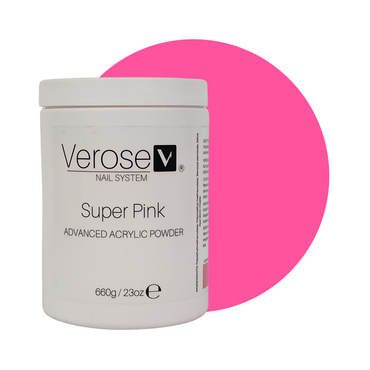 VEROSE ACRYLIC POWDER – SUPER PINK 650g