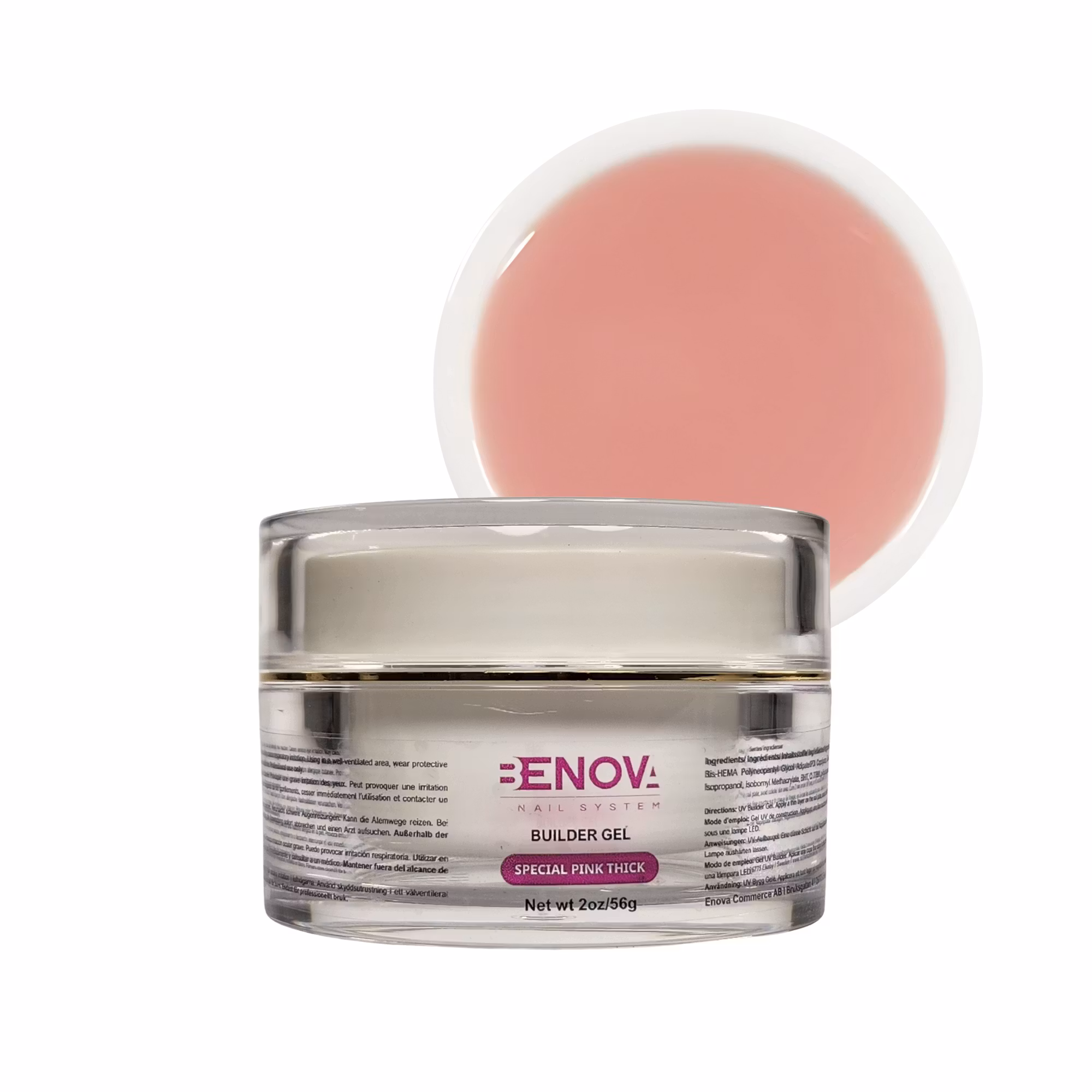 BENOVA Builder Gel - SPECIAL PINK THICK 2oz/56g