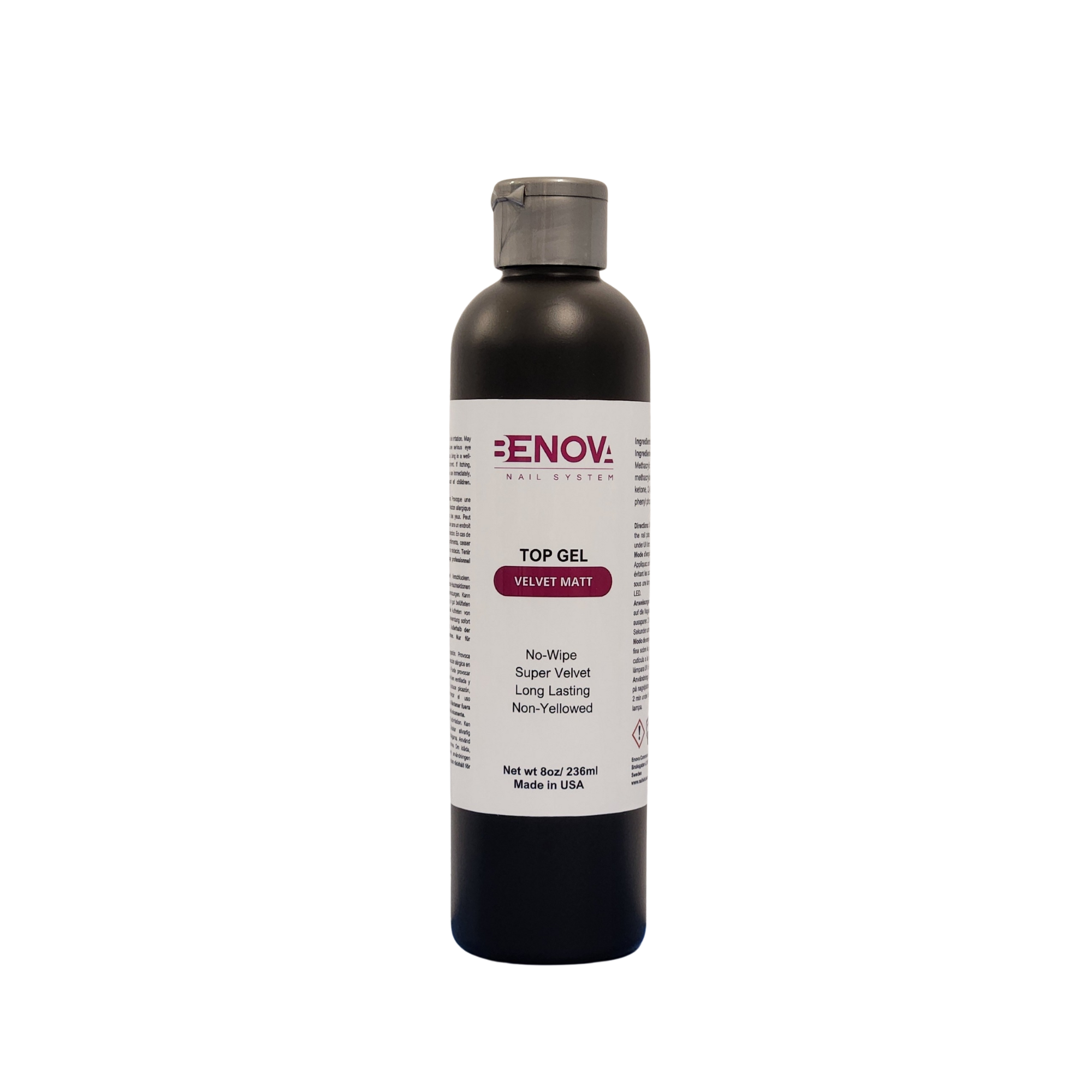 Benova Top No-wipe Velvet Matt 8oz/237ml