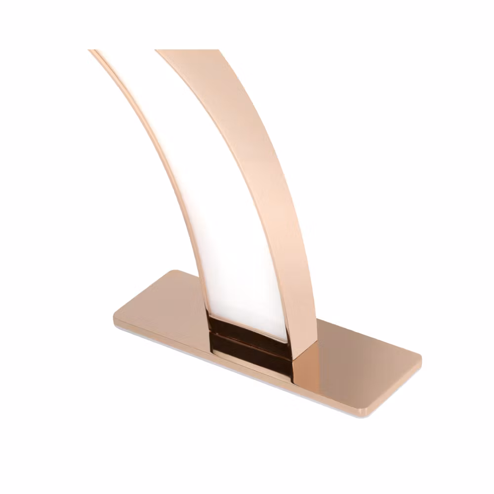 Half Moon LED Nail Desk Lamp - Gold Copper