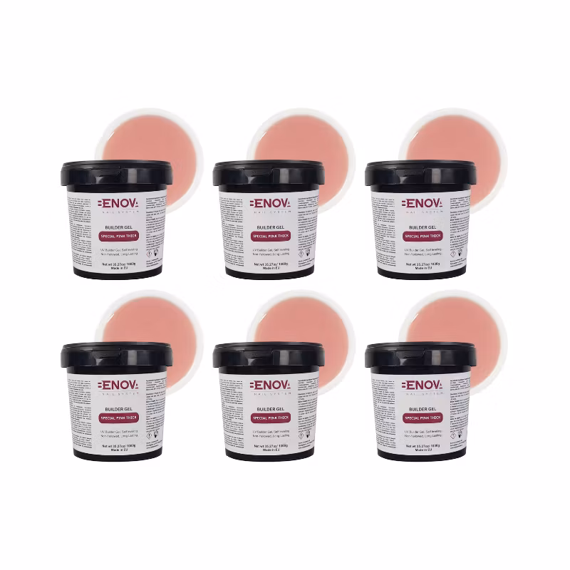 BENOVA Builder Gel - SPECIAL PINK THICK - Pack 6 x 1000g