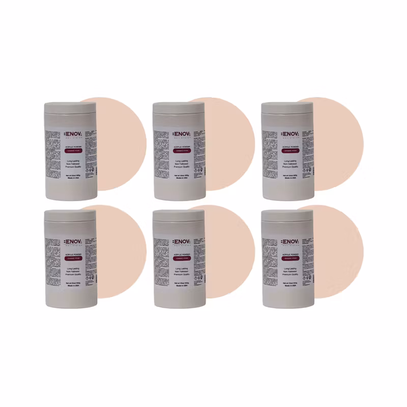 BENOVA ACRYLIC POWDER – Ombre Pink - Pack 6 x 650g