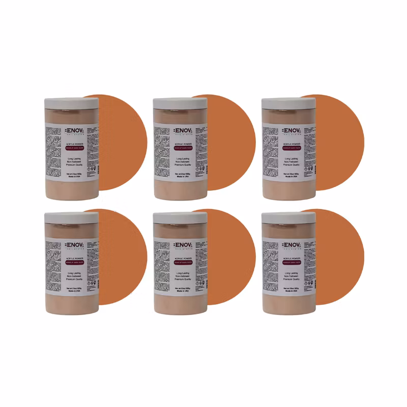 BENOVA ACRYLIC POWDER – Makeup Dark Nude - Pack 6 x 650g