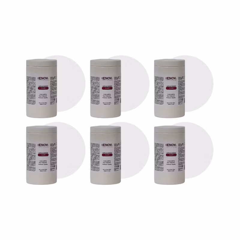 BENOVA ACRYLIC POWDER – Clear - Pack 6 x 650g