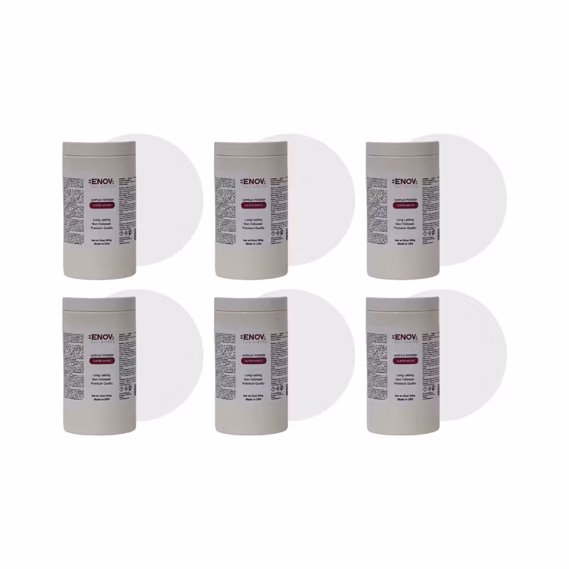 BENOVA ACRYLIC POWDER – Super White - Pack 6 x 650g